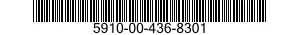5910-00-436-8301 CAPACITOR,FIXED,ELECTROLYTIC 5910004368301 004368301