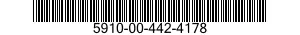 5910-00-442-4178 CAPACITOR,FIXED,PAPER DIELECTRIC 5910004424178 004424178