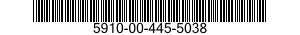 5910-00-445-5038 CAPACITOR,VARIABLE,CERAMIC DIELECTRIC 5910004455038 004455038