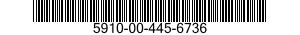 5910-00-445-6736 CAPACITOR,FIXED,PLASTIC DIELECTRIC 5910004456736 004456736