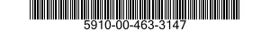 5910-00-463-3147 CAPACITOR SET,MATCHED 5910004633147 004633147