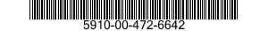 5910-00-472-6642 CAPACITOR,FIXED,PLASTIC DIELECTRIC 5910004726642 004726642
