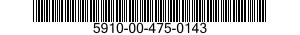 5910-00-475-0143 CAPACITOR,FIXED,CERAMIC DIELECTRIC 5910004750143 004750143