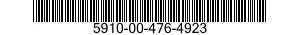 5910-00-476-4923 CAPACITOR,FIXED,GLASS DIELECTRIC 5910004764923 004764923