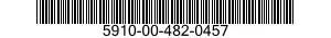 5910-00-482-0457 CAPACITOR,VARIABLE,GAS DIELECTRIC 5910004820457 004820457