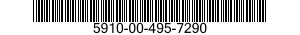 5910-00-495-7290 CAPACITOR,FIXED,PLASTIC DIELECTRIC 5910004957290 004957290