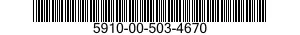 5910-00-503-4670 CAPACITOR,FIXED,PLASTIC DIELECTRIC 5910005034670 005034670