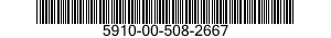 5910-00-508-2667 CAPACITOR 5910005082667 005082667