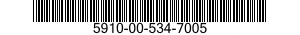 5910-00-534-7005 CAPACITOR,FIXED,CERAMIC DIELECTRIC 5910005347005 005347005