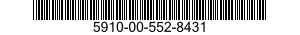 5910-00-552-8431 CAPACITOR,VARIABLE,GLASS DIELECTRIC 5910005528431 005528431