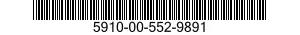 5910-00-552-9891 CAPACITOR,FIXED,MICA DIELECTRIC 5910005529891 005529891