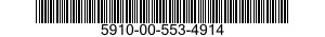 5910-00-553-4914 CAPACITOR,FIXED,PAPER DIELECTRIC 5910005534914 005534914