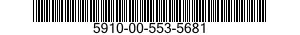 5910-00-553-5681 CAPACITOR,FIXED,ELECTROLYTIC 5910005535681 005535681