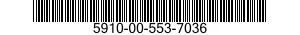 5910-00-553-7036 CAPACITOR,VARIABLE,GLASS DIELECTRIC 5910005537036 005537036