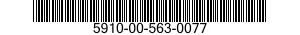 5910-00-563-0077 CAPACITOR,FIXED,ELECTROLYTIC 5910005630077 005630077