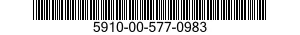 5910-00-577-0983 CAPACITOR,FIXED,MICA DIELECTRIC 5910005770983 005770983