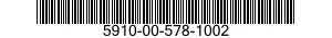 5910-00-578-1002 CAPACITOR,FIXED,MICA DIELECTRIC 5910005781002 005781002