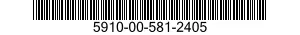 5910-00-581-2405 CAPACITOR,FIXED,MICA DIELECTRIC 5910005812405 005812405