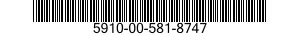 5910-00-581-8747 CAPACITOR,FIXED,CERAMIC DIELECTRIC 5910005818747 005818747