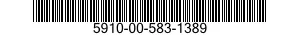 5910-00-583-1389 CAPACITOR,FIXED,PAPER DIELECTRIC 5910005831389 005831389