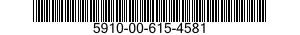 5910-00-615-4581 CAPACITOR,VARIABLE,QUARTZ DIELECTRIC 5910006154581 006154581