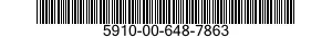 5910-00-648-7863 CAPACITOR,VARIABLE,CERAMIC DIELE 5910006487863 006487863