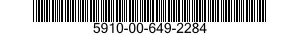 5910-00-649-2284 CAPACITOR,FIXED,PAPER DIELECTRIC 5910006492284 006492284