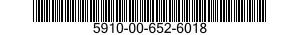 5910-00-652-6018 CAPACITOR,FIXED,ELECTROLYTIC 5910006526018 006526018