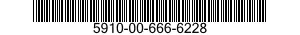 5910-00-666-6228 CAPACITOR,FIXED,PAPER DIELECTRIC 5910006666228 006666228