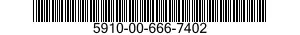 5910-00-666-7402 CAPACITOR,FIXED,PAPER DIELECTRIC 5910006667402 006667402