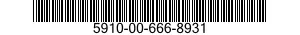 5910-00-666-8931 CAPACITOR,FIXED,CERAMIC DIELECTR 5910006668931 006668931