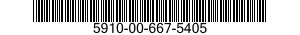 5910-00-667-5405  5910006675405 006675405