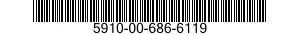 5910-00-686-6119 CAPACITOR,FIXED,METALLIZED,PAPER-PLASTIC DIELECTRIC 5910006866119 006866119