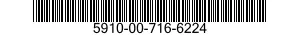 5910-00-716-6224 CAPACITOR,VARIABLE,AIR DIELECTRI 5910007166224 007166224