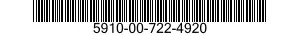 5910-00-722-4920 CAPACITOR,FIXED,CERAMIC DIELECTRIC 5910007224920 007224920