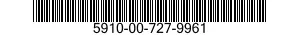 5910-00-727-9961 CAPACITOR,FIXED,ELECTROLYTIC 5910007279961 007279961