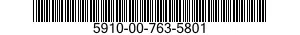 5910-00-763-5801 CAPACITOR,FIXED,PLASTIC DIELECTRIC 5910007635801 007635801