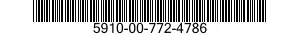 5910-00-772-4786 CAPACITOR,FIXED,PLASTIC DIELECTRIC 5910007724786 007724786