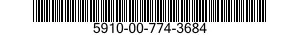 5910-00-774-3684 CAPACITOR,FIXED,ELECTROLYTIC 5910007743684 007743684