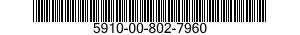 5910-00-802-7960 CAPACITOR,FIXED,ELECTROLYTIC 5910008027960 008027960