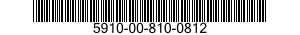 5910-00-810-0812 CAPACITOR,FIXED,PAPER DIELECTRIC 5910008100812 008100812
