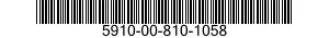 5910-00-810-1058  5910008101058 008101058