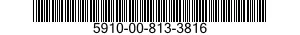 5910-00-813-3816 CAPACITOR,VARIABLE,AIR DIELECTRIC 5910008133816 008133816