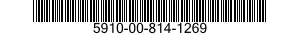 5910-00-814-1269 CAPACITOR,FIXED,MICA DIELECTRIC 5910008141269 008141269