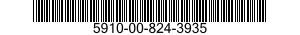 5910-00-824-3935 CAPACITOR,FIXED,PLASTIC DIELECTRIC 5910008243935 008243935