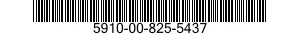 5910-00-825-5437 CAPACITOR,FIXED,PLASTIC DIELECTR 5910008255437 008255437