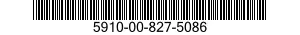 5910-00-827-5086 CAPACITOR,FIXED,PAPER DIELECTRIC 5910008275086 008275086