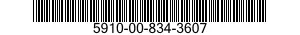 5910-00-834-3607  5910008343607 008343607