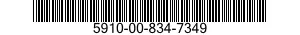5910-00-834-7349  5910008347349 008347349