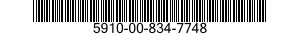5910-00-834-7748  5910008347748 008347748